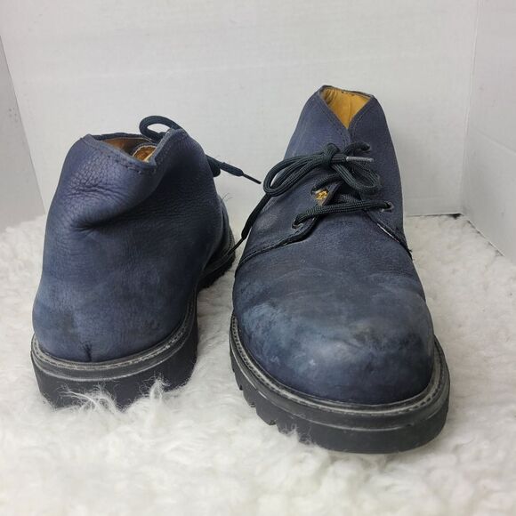 Havana Joe Panama Jack Men\'s Chukka Boots Size 17 EU 52 Blue Navy Leather